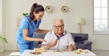 دور رها للرعاية الطبية المنزلية في رعاية مريض ألزهايمر